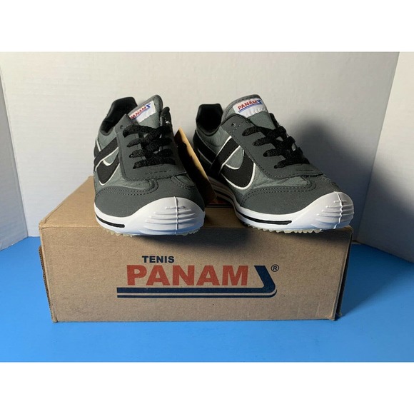 Panam Other - Panam Kids 084 Green Black Hand Crafted Sneakers Shoes Size 23 US Size 3 New